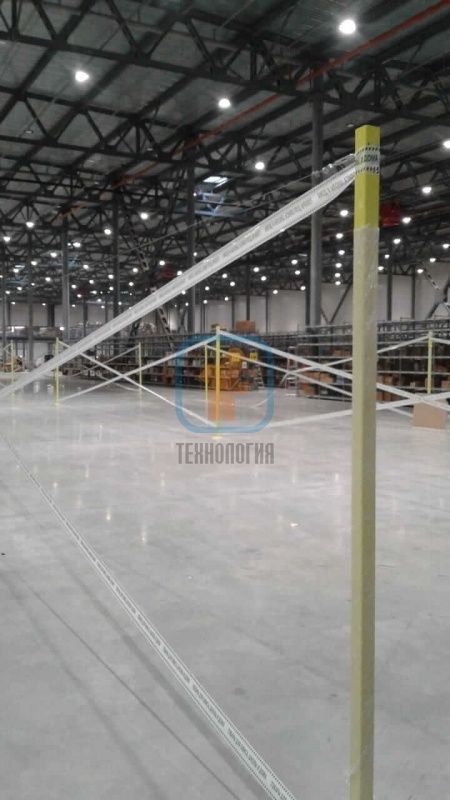 Сигнальные ленты для разграничения территории склада, г. Воронеж