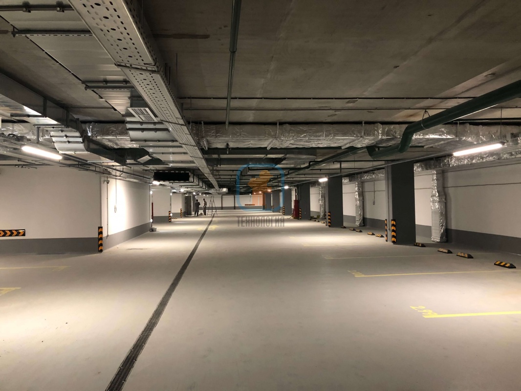 Подземная парковка бизнес-центра АЛКОН, г. Москва