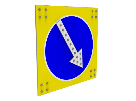 Светодиодный дорожный знак