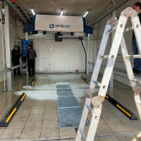 Отбойники для колес на автомойке Отбойники для колес на автомойке