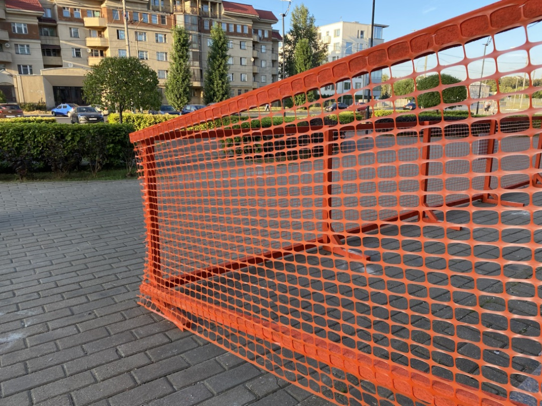 Оградительная пластиковая сетка для ограничения зоны прохода - фото 12