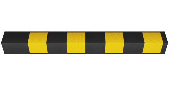 ДУ-8-900 Демпфер угловой вид сверху светоотражатели прямые