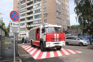 О необходимости разметки для установки пожарной техники во дворах