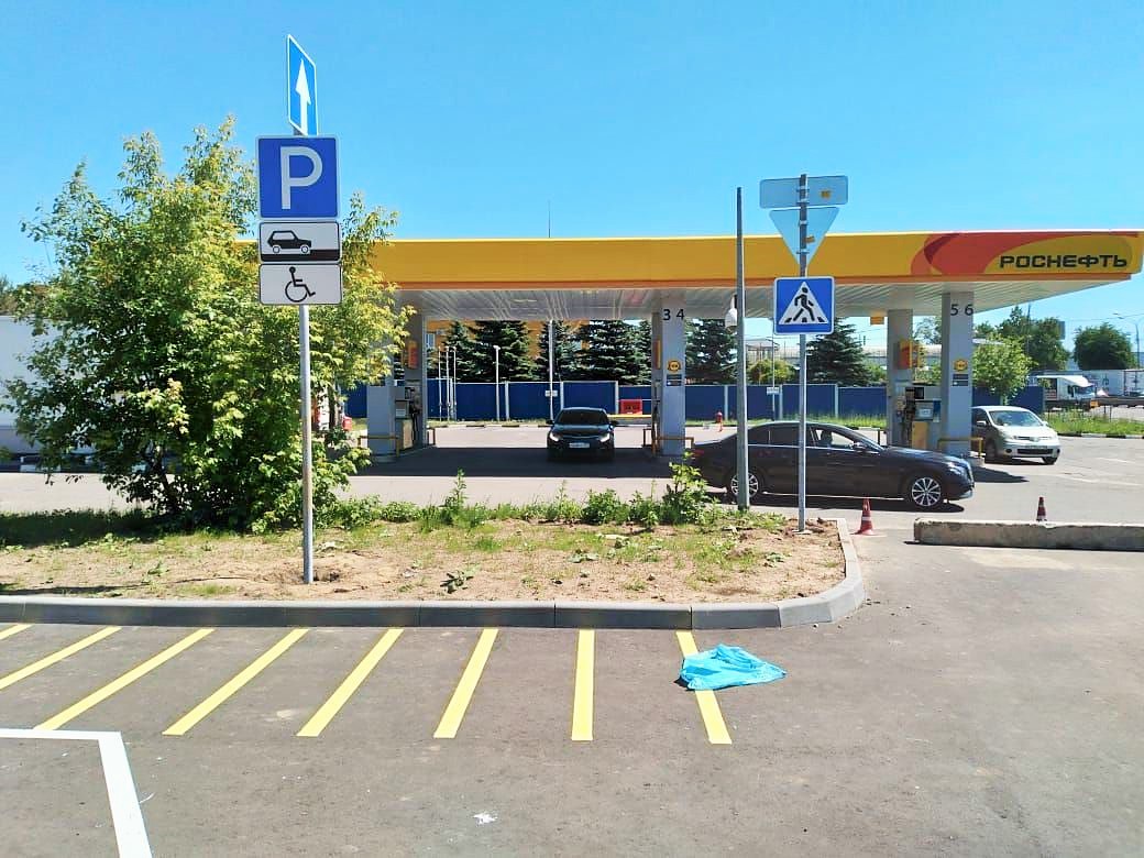 Обустройство парковки у Макдональдс - фото 6 Обустройство парковки у Макдональдс - фото 6