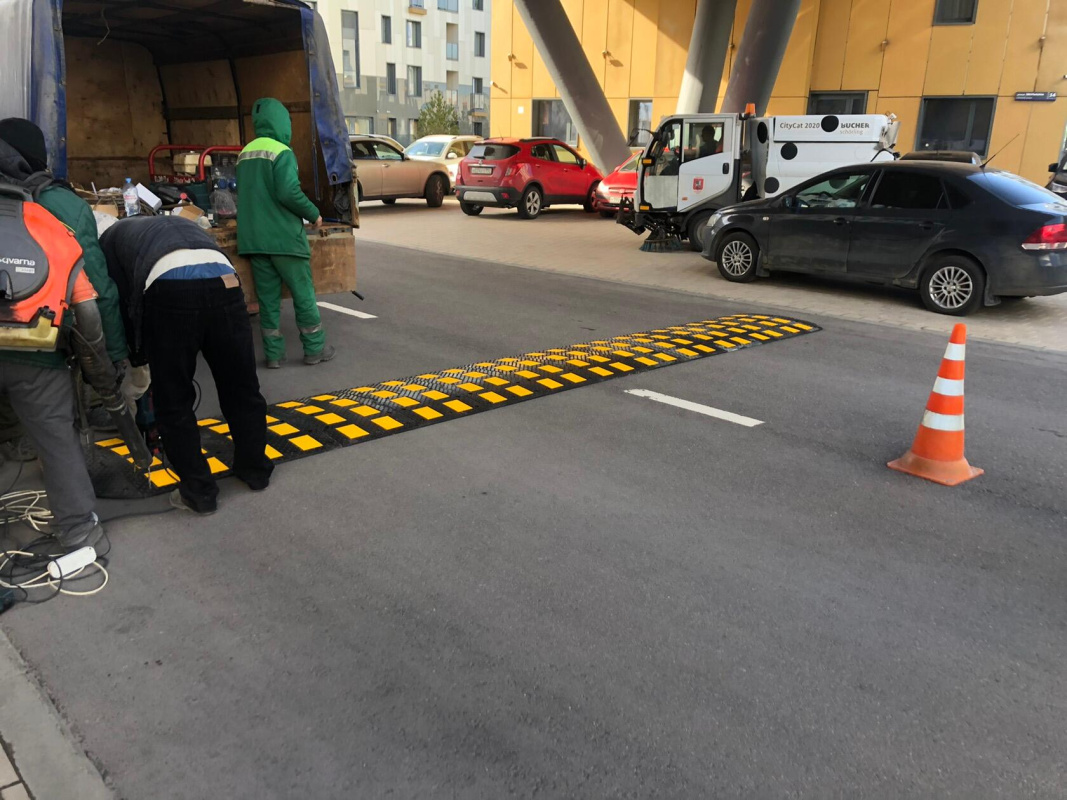 Работы по установке ИДН-900 на закрытой территории Сколково, г. Москва