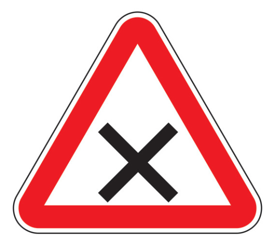 1.6 — Пересечение равнозначных дорог 