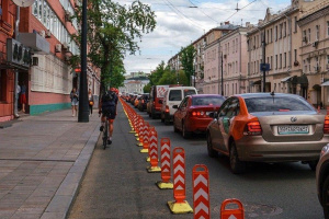 Разделители полос движения - делиниаторы для велодорожек